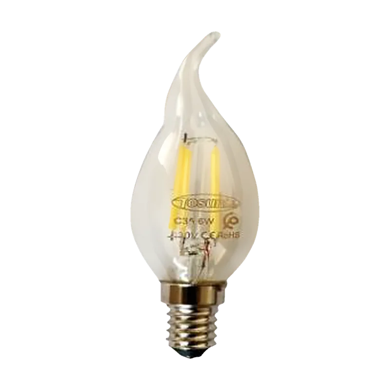 Lampe LED filament flamme bougie TOSUNLUX CA35